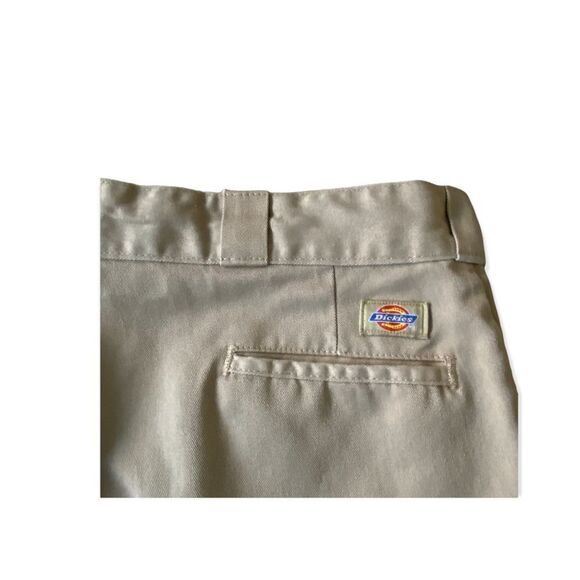 Dickie’s mens tan polyester cotton blend khaki side pockets work pants XXL - Picture 4 of 5